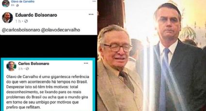 Olavo de Carvalho usa publicação de filhos de Bolsonaro para rebater alcunha de "inimigo do governo"