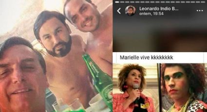 Primo de Carlos Bolsonaro, Leo Índio debocha de Marielle nas redes sociais