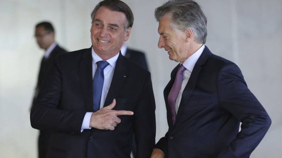 Bolsonaro e Maurício Macri (Arquivo/PR)