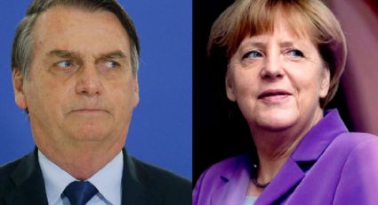 Pressionada pelo parlamento, Merkel tenta se mostrar distante de Bolsonaro