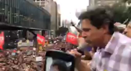 “Vamos educar o Bolsonaro”, diz Haddad, em manifestação na Paulista. VÍDEO