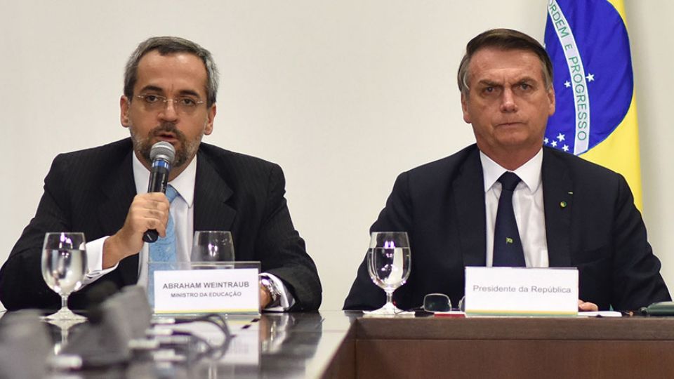 Abraham Weintraub e Bolsonaro (Foto: Divulgação/MEC)