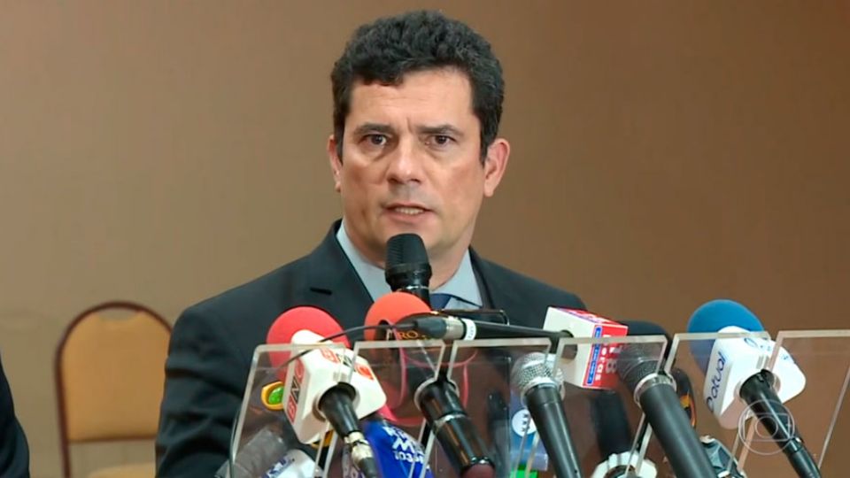 Moro no Fantastico. Foto: Reprodução/TV Globo
