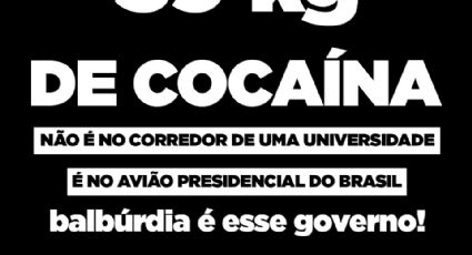 Balbúrdia na FAB: UNE critica governo após escândalo de 39 kg de cocaína em avião presidencial