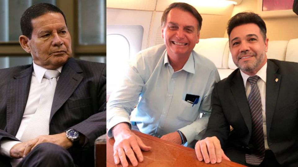 Mourão, Bolsonaro e Feliciano (Montagem)