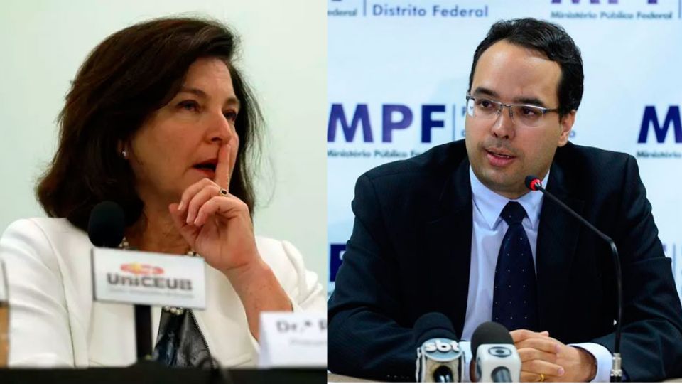 Raquel Dodge e José Alfredo de Paula (Montagem)