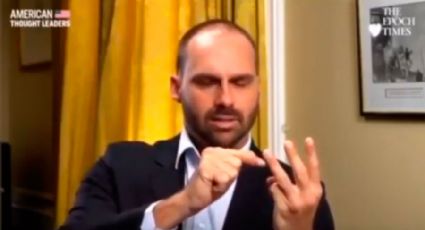 Eduardo Bolsonaro compartilha vídeo em que príncipe-deputado pede nova Constituição