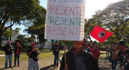 Centenas de pessoas participaram de ato de denúncia do assassinato de Luiz Ferreira, em SP