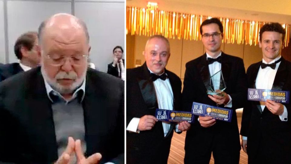 Leo Pinheiro e procuradores da Lava Jato (Montagem)