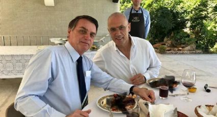 Tarja preta esconde lagosta no prato de Bolsonaro