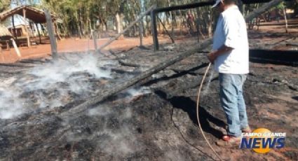 Espaço sagrado dos Guarani-Kaiowá é destruído pelo fogo em Mato Grosso do Sul