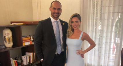 Eduardo Bolsonaro faz harmonização facial e a esposa levanta bumbum; veja resultado