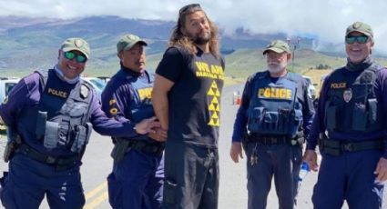 "Aquaman" é "preso" em protesto em defesa do Meio Ambiente, no Havaí