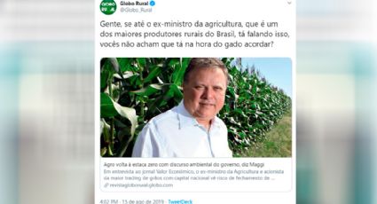 Globo Rural chama Bolsominions de gado, desperta ira e cria polêmica no Twitter