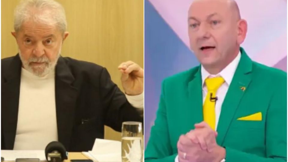 Lula e Luciano Hang, trajado de 'Louro José' | Montagem