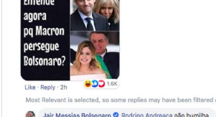 Bolsonaro apaga comentário machista sobre Brigitte Macron depois de negar ofensas