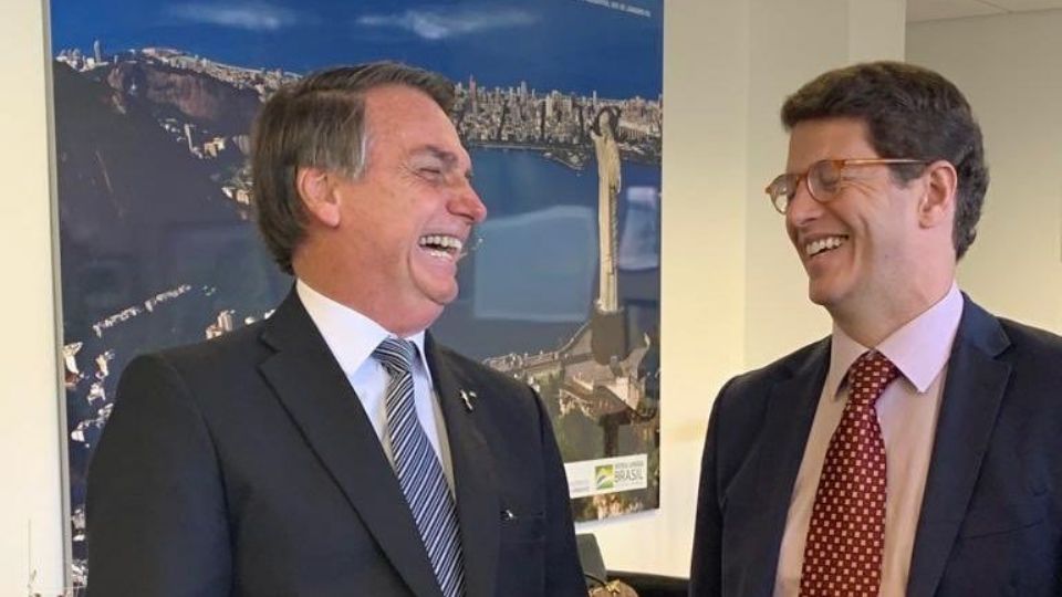 Bolsonaro e Ricardo Salles (Reprodução/Twitter)