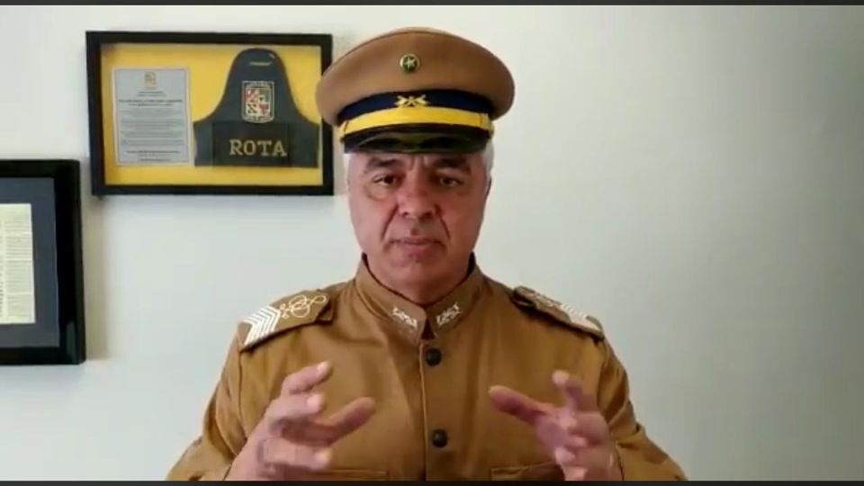 O senador Major Olimpio em pronunciamento louvando a Revolução Constitucionalista de 1932. Foto: Twitter/@majorolimpio