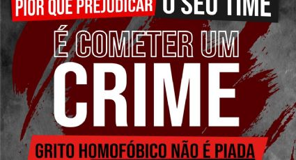 Clubes fazem campanha contra a homofobia nos estádios do Brasil