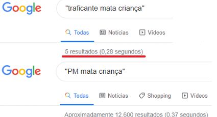 Traficante x Polícia: O teste do Google feito por Cynara Menezes