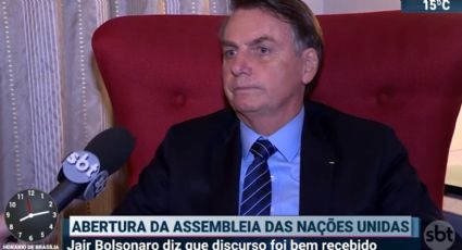 Bolsonaro ataca ONU no SBT: "local onde muita gente enxuga gelo, passa um pano"