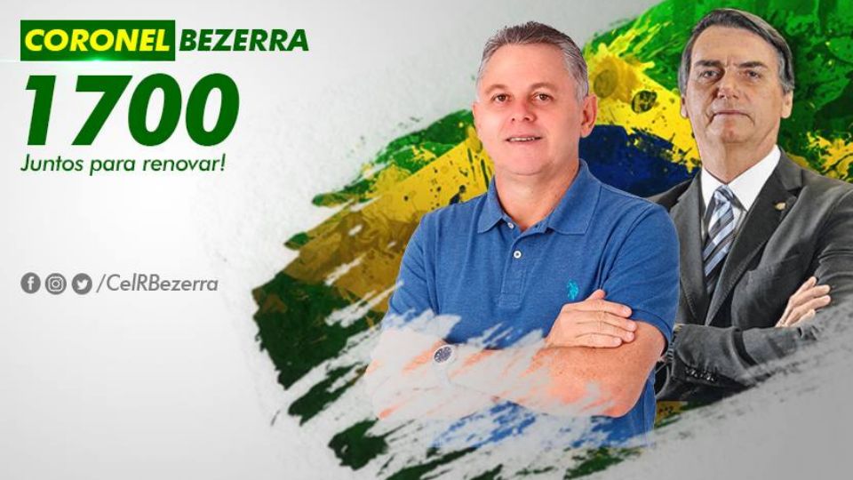 Folheto de campanha do Coronel Bezerra (Reprodução)