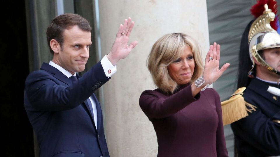 Emmanuel e Brigitte Macron (Divulgação/Governo da França)