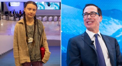 Secretário do Tesouro de Trump ataca Greta Thunberg em Davos