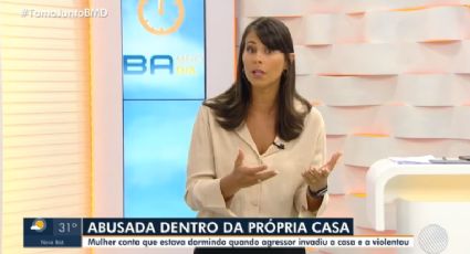 Apresentadora da TV Bahia critica delegado ao vivo por negar acusação de estupro