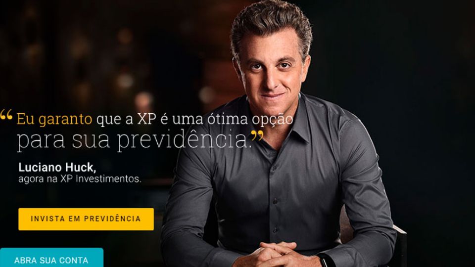 Luciano Huck faz propaganda para a XP Investimentos (Reprodução)