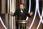 Na abertura do Globo de Ouro, Ricky Gervais critica grandes corporações em discurso ácido