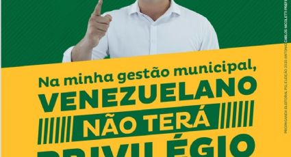 Candidato do PSL à Prefeitura de Boa Vista diz que "venezuelano não terá privilégio"