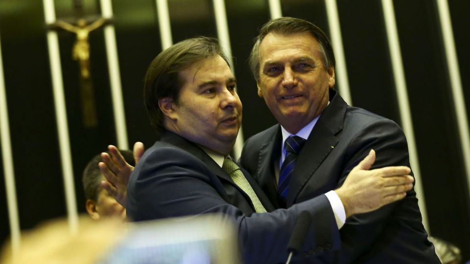 Rodrigo Maia e Jair Bolsonaro (Agência Brasil)