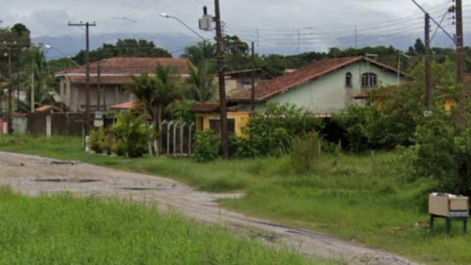 Região da Chácara São Fernando, em Itanhaém (Google Maps)