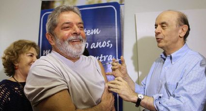 Em crítica à 'guerra das vacinas', Lula posta foto de quando foi vacinado por Serra