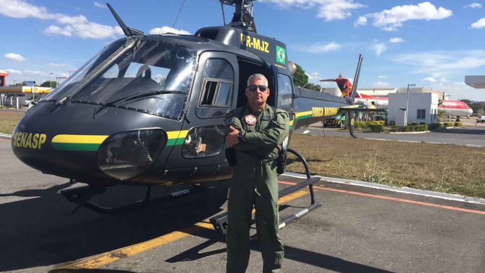 Renato Souza, piloto da Força Nacional (Reprodução)