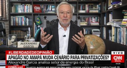 Com apagão e contas altíssimas no Amapá, Alexandre Garcia diz que privatização "deu certo"