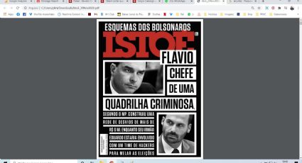 IstoÉ chama Flávio Bolsonaro de chefe da quadrilha na capa