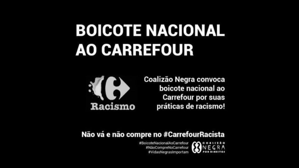 Campanha da Coalizão Negra de Direitos (Foto Reprodução Internet)