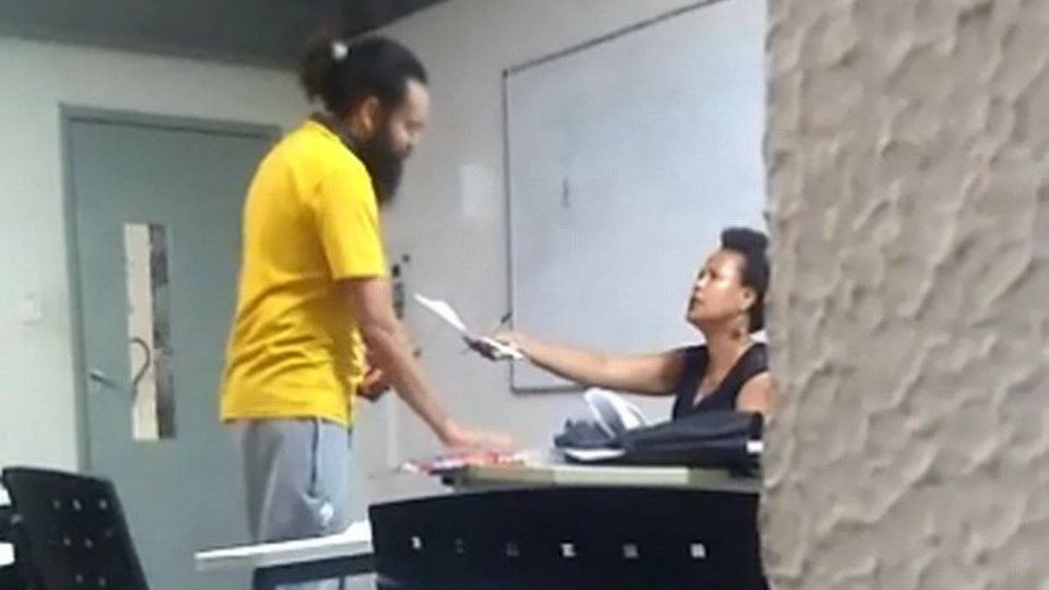 Danilo Araújo Gois foi expulso após ato de racismo contra professora na UFRB (Reprodução)