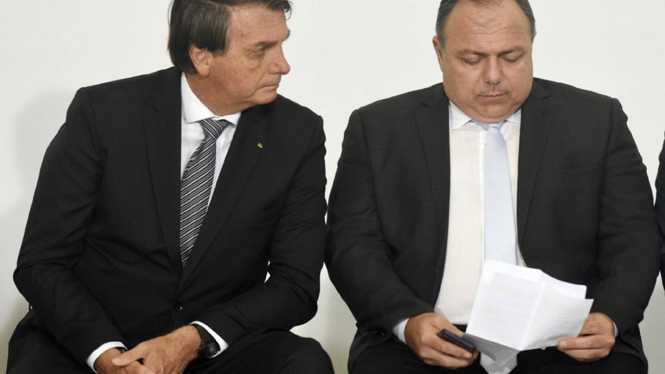 Jair Bolsonaro e Eduardo Pazuello (Foto: Tony Winston/MS)