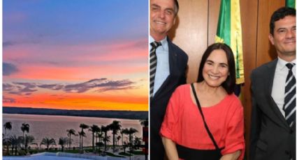 Regina Duarte finge que nada aconteceu e posta fotos de "turista" em Brasília