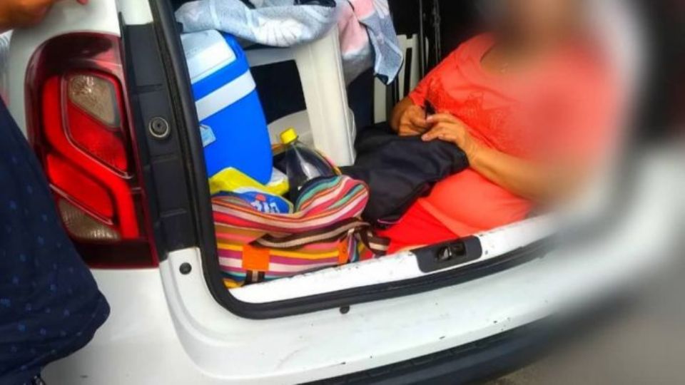 Sogra viajava no porta-malas do carro de família argentina de férias em Florianópolis (foto: reprodução Instagram)