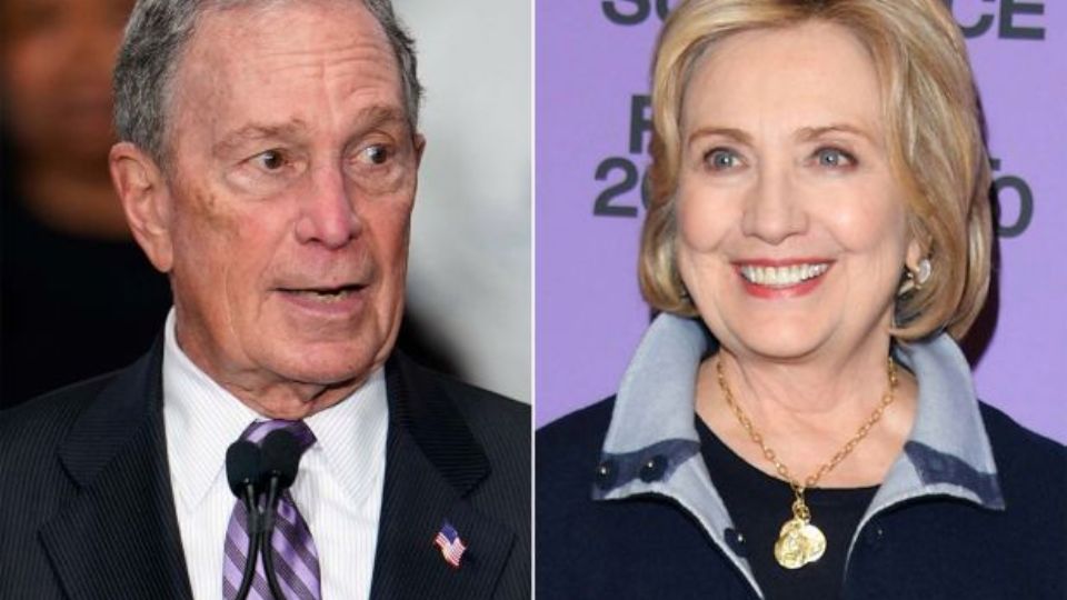 Michael Bloomberg e Hillary Clinton (foto: reprodução)