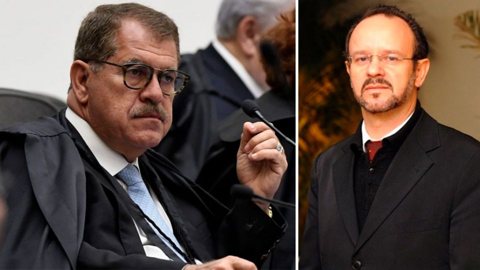 Humberto Martins, do CNJ, e o juiz Rui Ferreira dos Santos (Montagem)