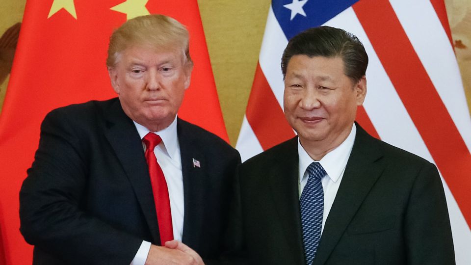 Donald Trump e o presidente da China, Xi Jinping (Arquivo)