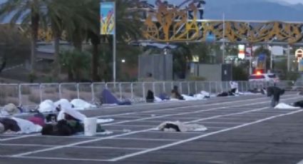 Coronavírus: Las Vegas usa estacionamento como "abrigo" a céu aberto para moradores de rua