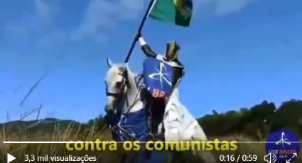 Grupo bolsonarista de extrema-direita vira meme ao convocar ato com cavaleiro medieval