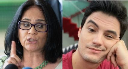 Damares Alves quer retratação de Felipe Neto por post sobre Angela Gandra