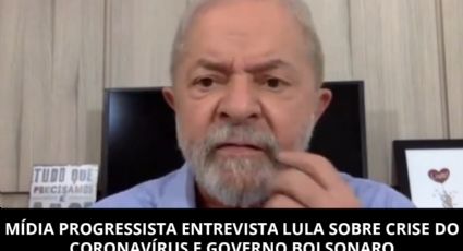 AO VIVO: Mídia progressista entrevista Lula